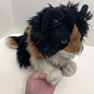 1983 Avanti Calico Cat Long Hair Calico Plush Wallace Berrie Jockline Italy